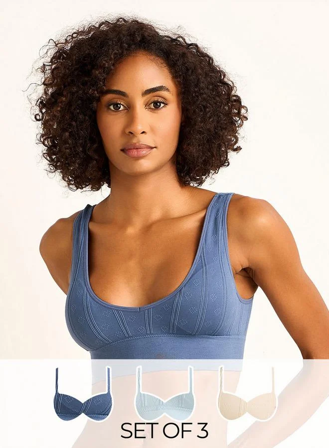 سبلاش فيڤ Pack of 3 Seamless Bra